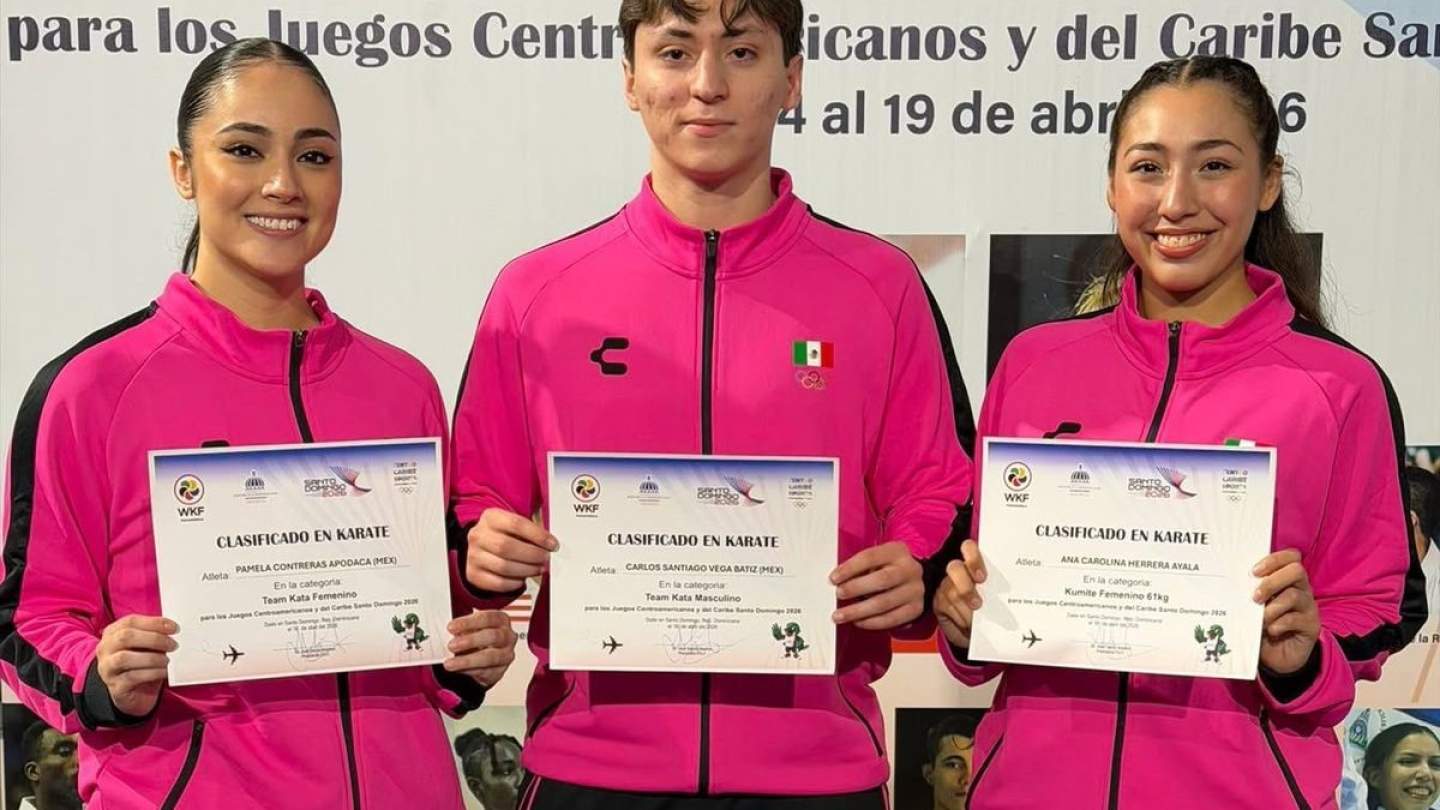 TRES KARATECAS SONORENSES CONSIGUEN PLAZAS PARA LOS JUEGOS CENTROAMERICANOS Y DEL CARIBE 